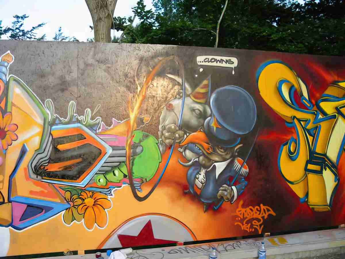 Street Art 2815 2796 GRAFFITI A4 Photo Print