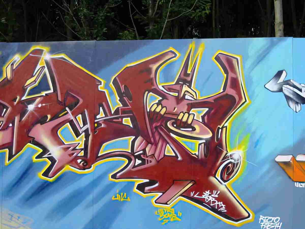 Street Art 2817 2798 GRAFFITI A4 Photo Print