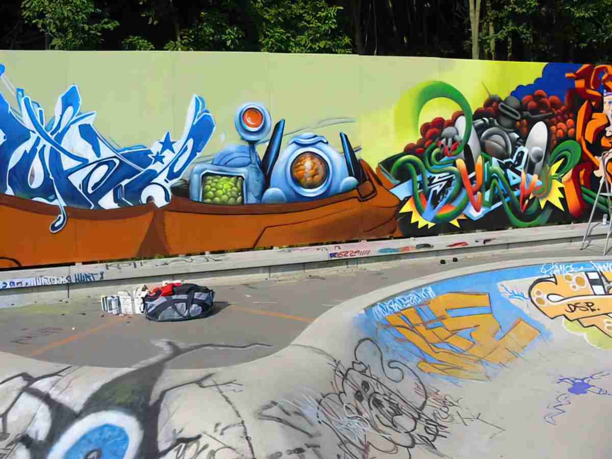 Street Art 2823 2804 GRAFFITI A4 Photo Print