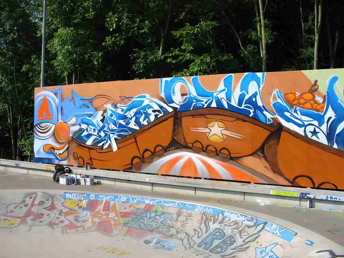 Street Art 2824 2805 GRAFFITI A4 Photo Print