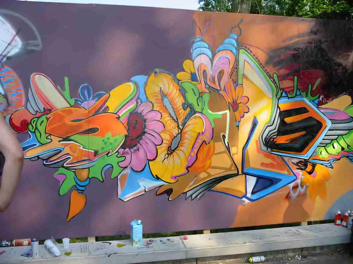 Street Art 2826 2807 GRAFFITI A4 Photo Print