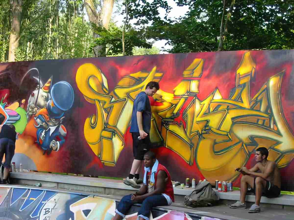 Street Art 2827 2808 GRAFFITI A4 Photo Print