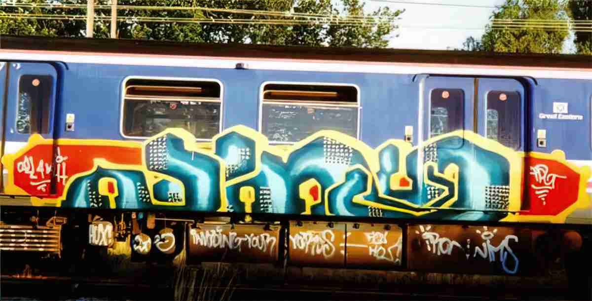 Street Art 2850 2831 GRAFFITI A4 Photo Print