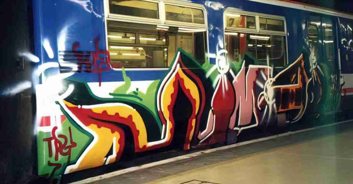 Street Art 2851 2832 GRAFFITI A4 Photo Print