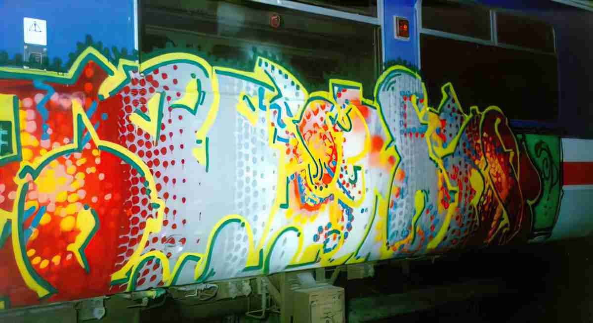 Street Art 2861 2842 GRAFFITI A4 Photo Print