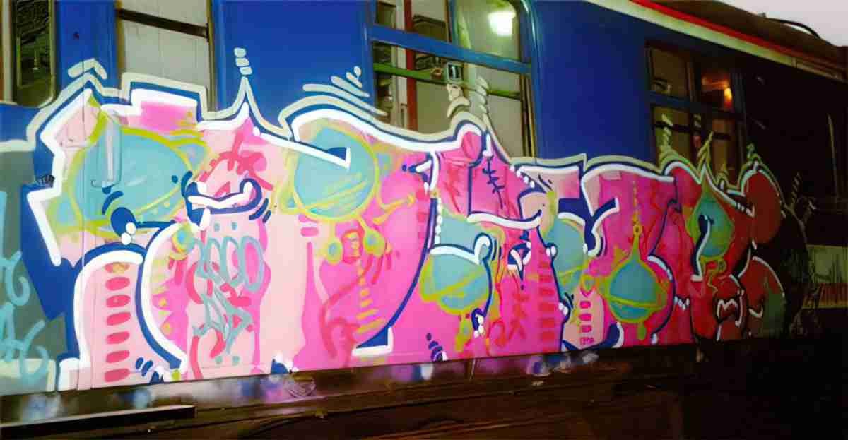 Street Art 2867 2848 GRAFFITI A4 Photo Print