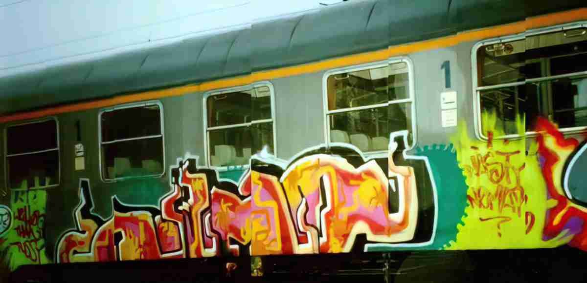 Street Art 2871 2852 GRAFFITI A4 Photo Print