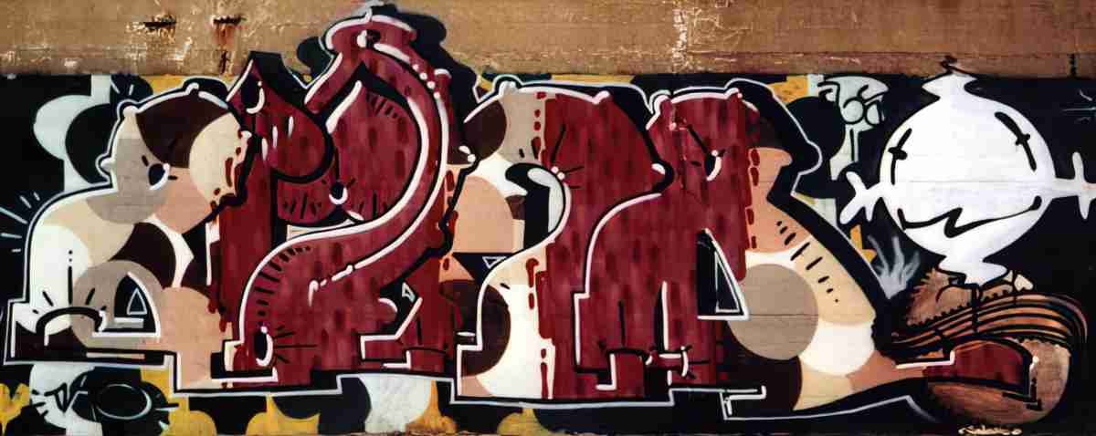 Street Art 2874 2855 GRAFFITI A4 Photo Print