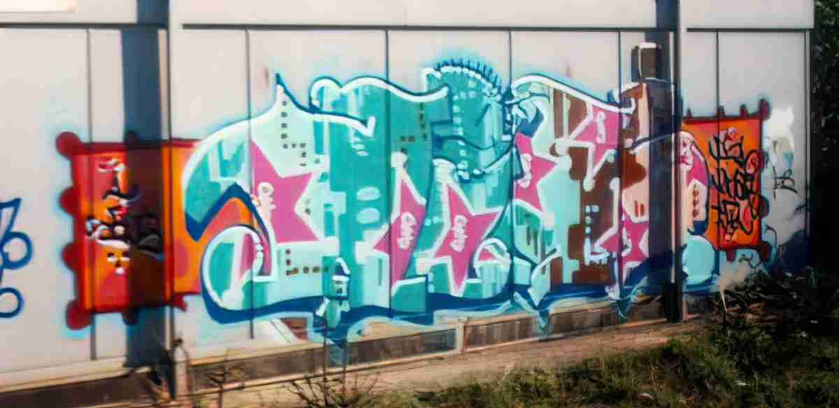 Street Art 2910 2891 GRAFFITI A4 Photo Print