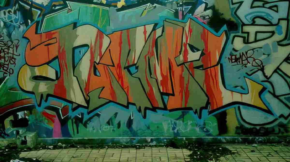 Street Art 2923 2904 GRAFFITI A4 Photo Print