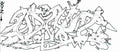 Street Art 2963 2944 GRAFFITI A4 Photo Print