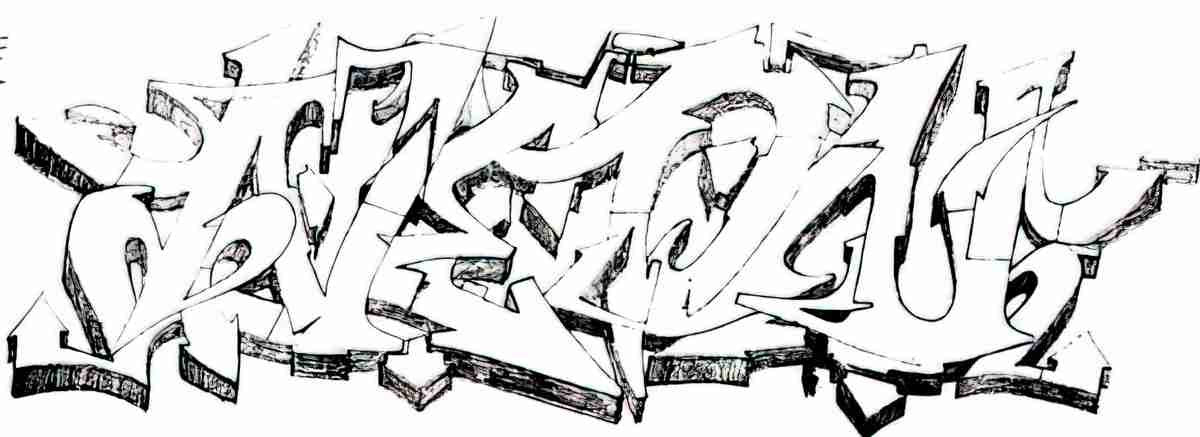 Street Art 2970 2951 GRAFFITI A4 Photo Print