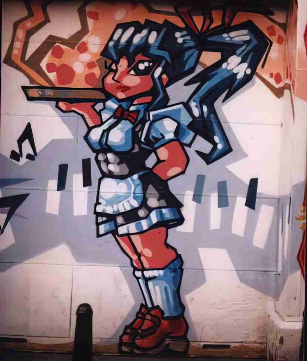 Street Art 2976 2958 GRAFFITI A4 Photo Print