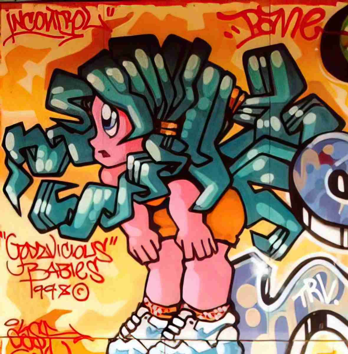 Street Art 2978 2960 GRAFFITI A4 Photo Print