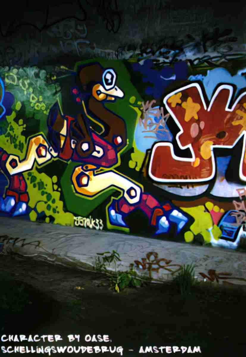 Street Art 2987 2969 GRAFFITI A4 Photo Print