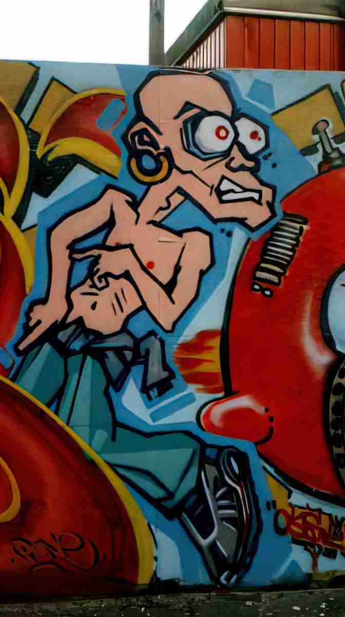 Street Art 3002 2984 GRAFFITI A4 Photo Print