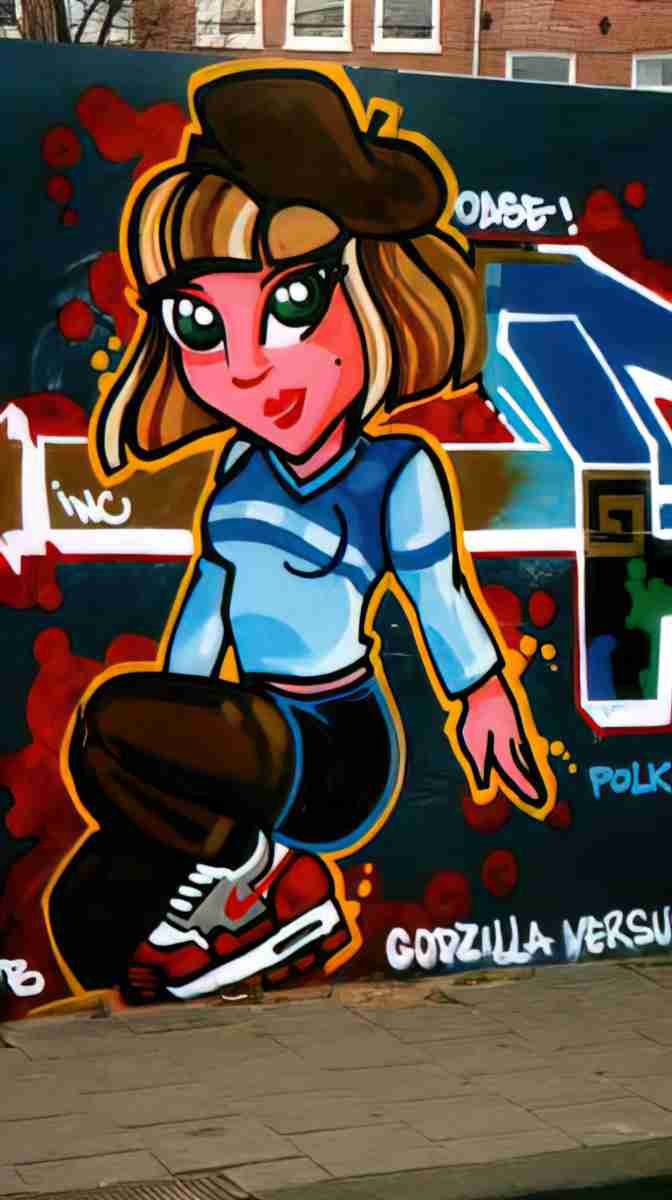 Street Art 3004 2986 GRAFFITI A4 Photo Print