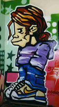 Street Art 3007 2989 GRAFFITI A4 Photo Print