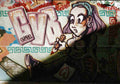 Street Art 3024 3006 GRAFFITI A4 Photo Print