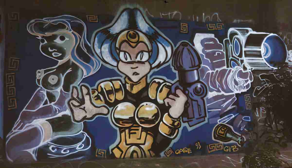 Street Art 3027 3009 GRAFFITI A4 Photo Print