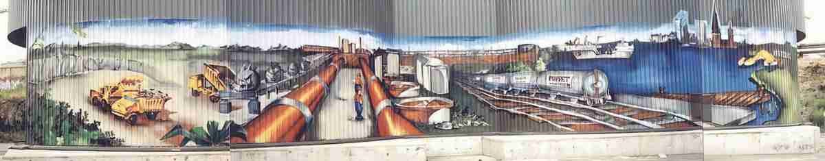 Street Art 3047 3029 GRAFFITI A4 Photo Print