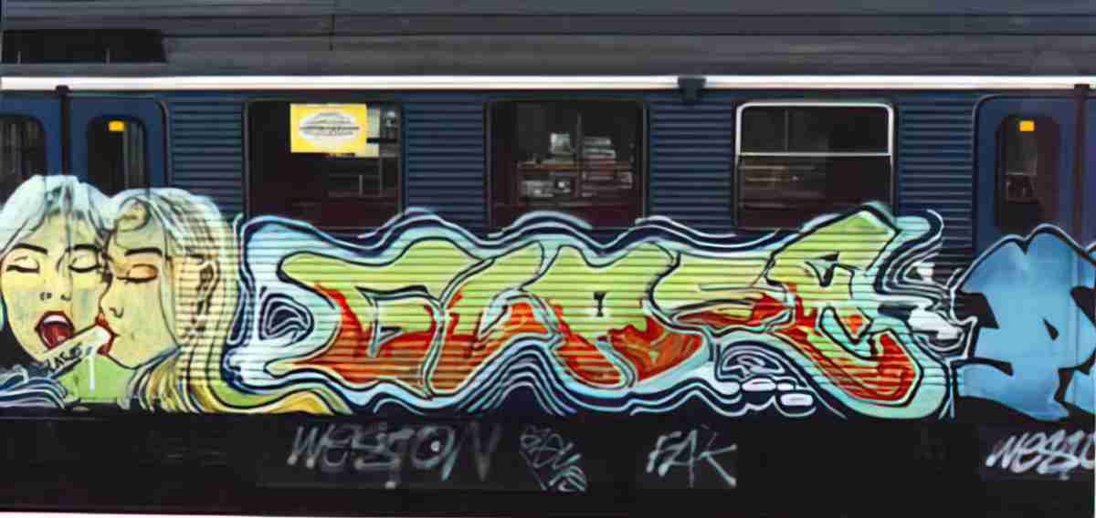 Street Art 3051 3033 GRAFFITI A4 Photo Print