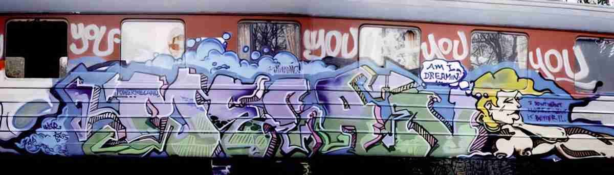Street Art 3070 3052 GRAFFITI A4 Photo Print