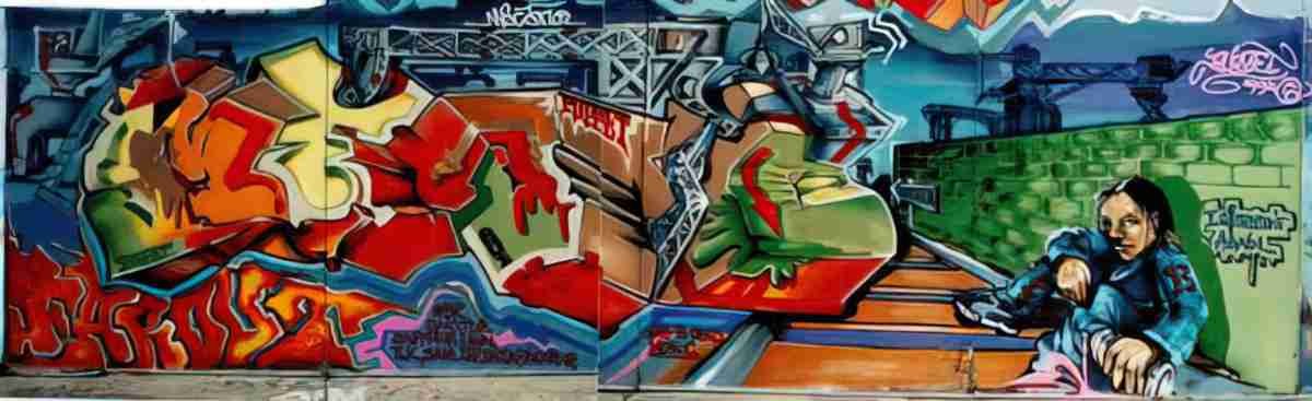 Street Art 3087 3069 GRAFFITI A4 Photo Print