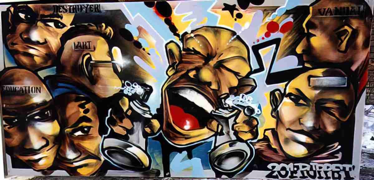 Street Art 3092 3074 GRAFFITI A4 Photo Print