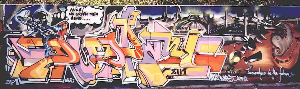 Street Art 3104 3086 GRAFFITI A4 Photo Print