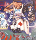 Street Art 3106 3088 GRAFFITI A4 Photo Print