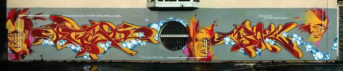 Street Art 3129 3111 GRAFFITI A4 Photo Print