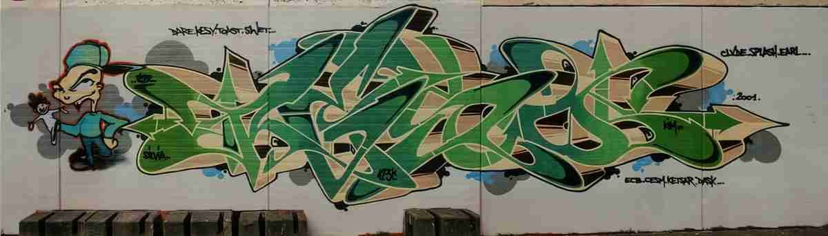 Street Art 3131 3113 GRAFFITI A4 Photo Print