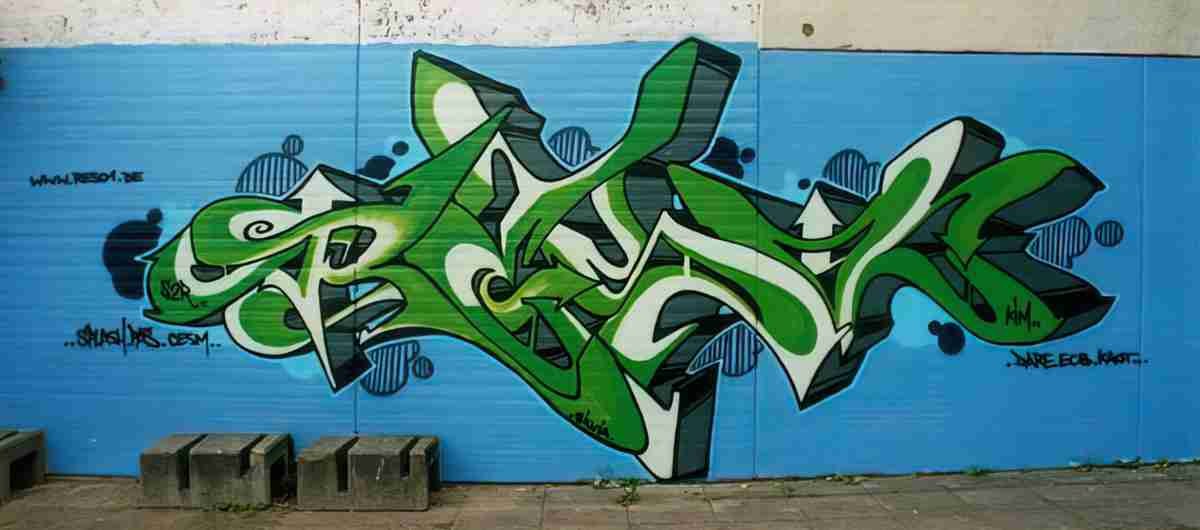Street Art 3134 3116 GRAFFITI A4 Photo Print