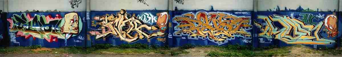 Street Art 3147 3129 GRAFFITI A4 Photo Print