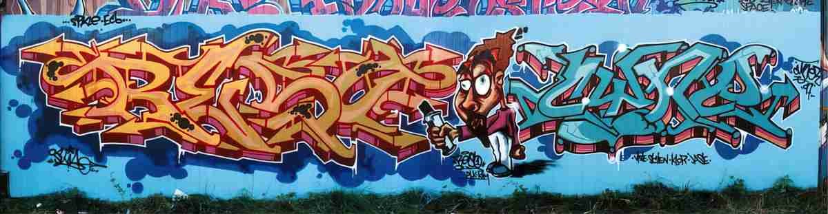 Street Art 3150 3132 GRAFFITI A4 Photo Print