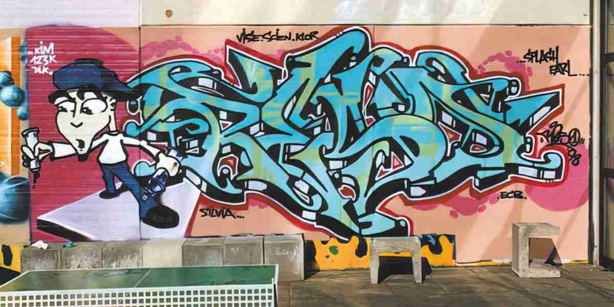 Street Art 3155 3137 GRAFFITI A4 Photo Print