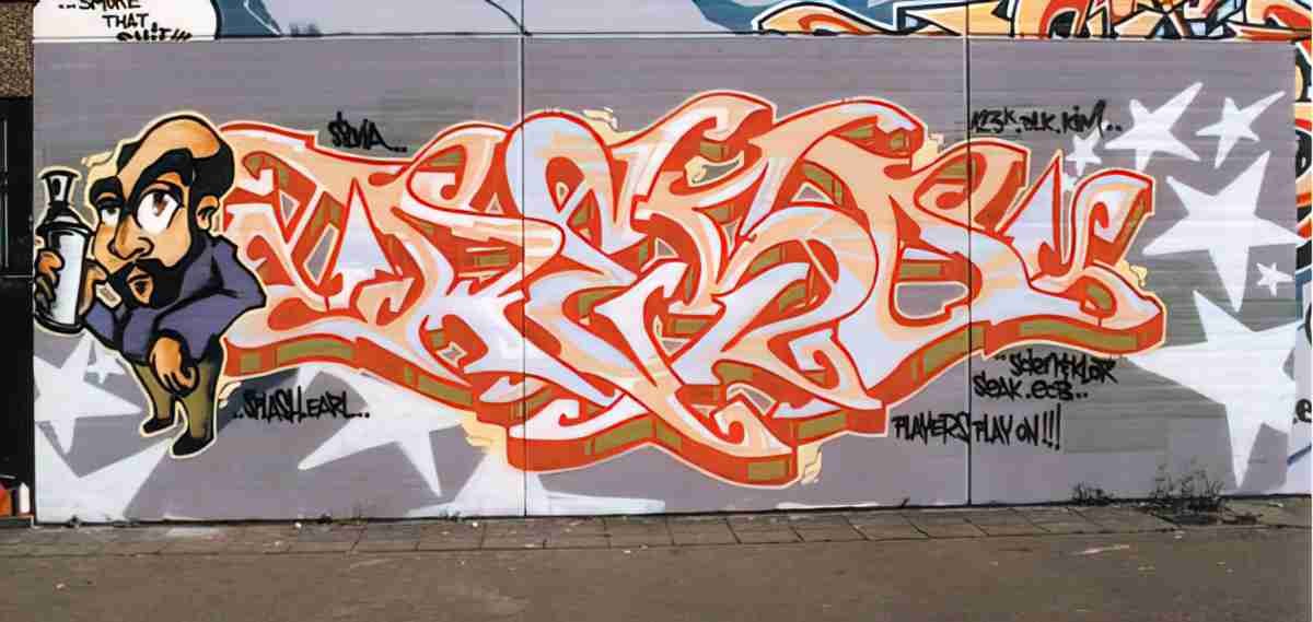 Street Art 3159 3141 GRAFFITI A4 Photo Print