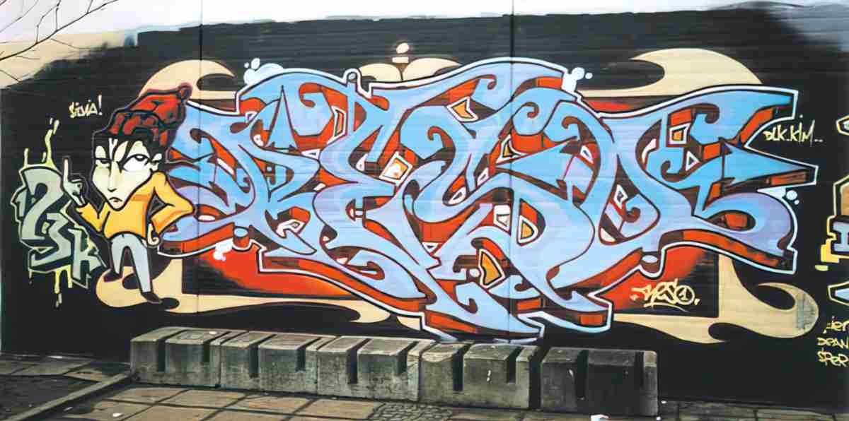 Street Art 3165 3147 GRAFFITI A4 Photo Print