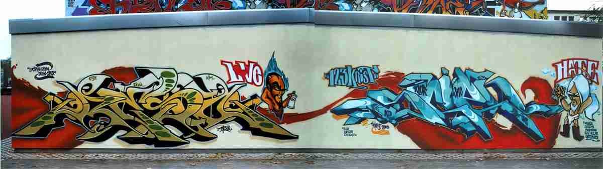 Street Art 3182 3164 GRAFFITI A4 Photo Print