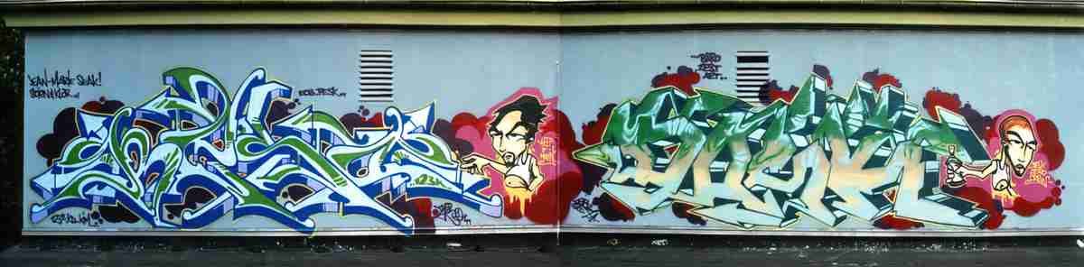 Street Art 3184 3166 GRAFFITI A4 Photo Print