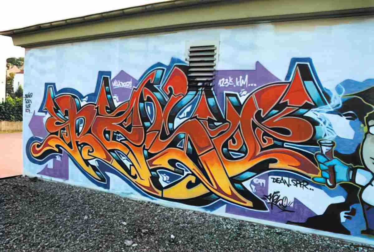 Street Art 3186 3168 GRAFFITI A4 Photo Print