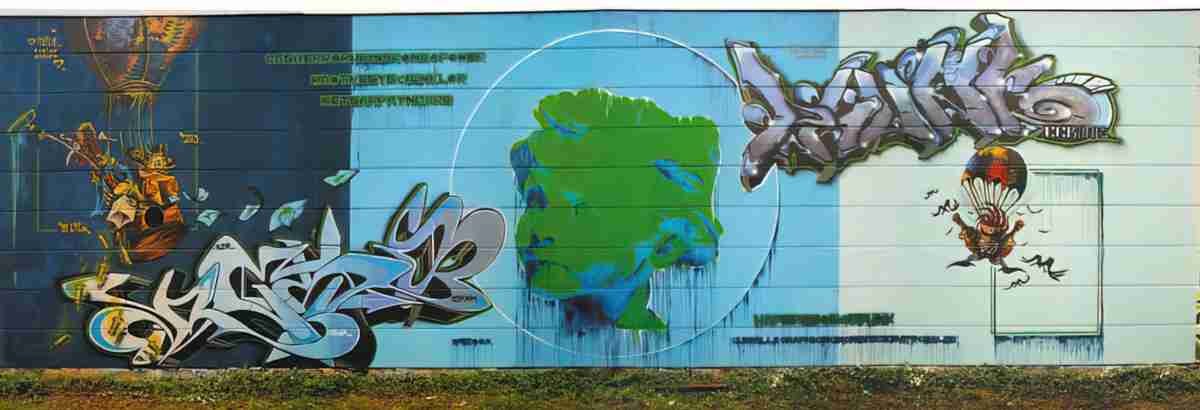 Street Art 3196 3178 GRAFFITI A4 Photo Print
