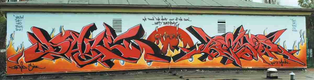Street Art 3201 3183 GRAFFITI A4 Photo Print