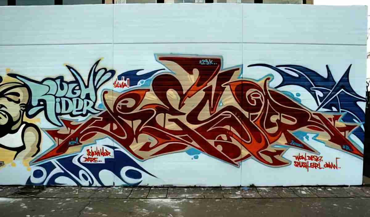 Street Art 3205 3187 GRAFFITI A4 Photo Print