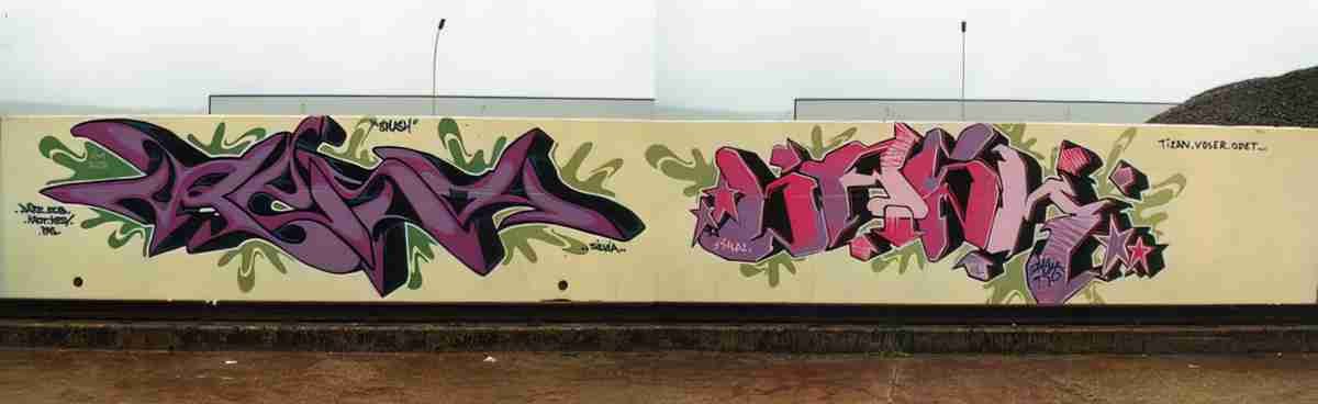 Street Art 3211 3193 GRAFFITI A4 Photo Print