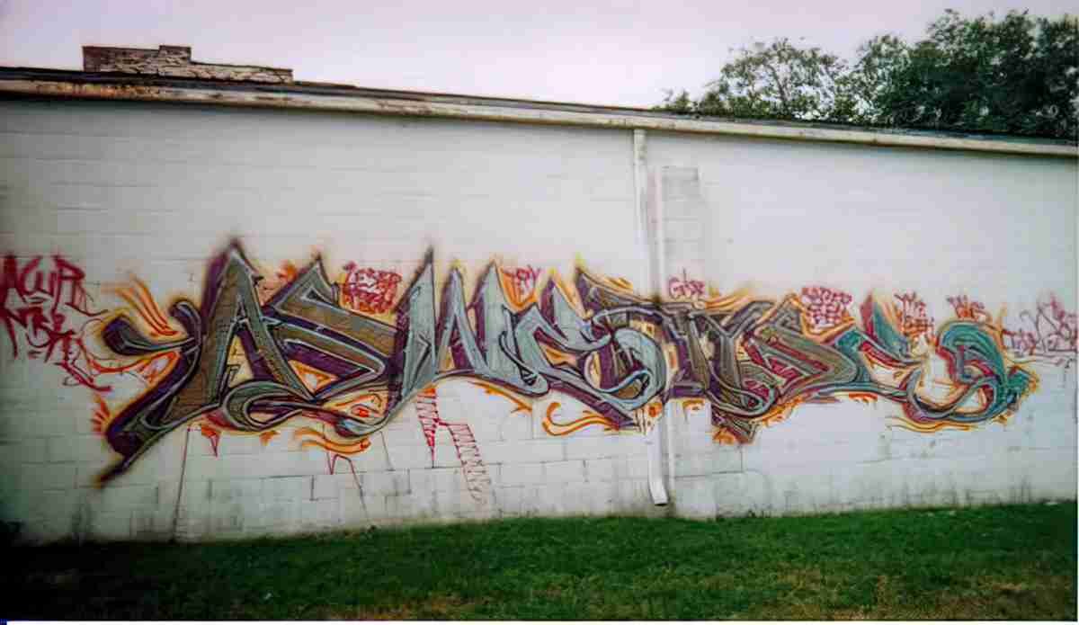 Street Art 3216 3198 GRAFFITI A4 Photo Print