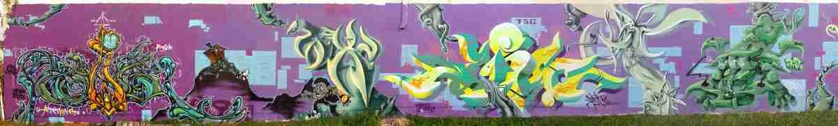 Street Art 3231 3221 GRAFFITI A4 Photo Print