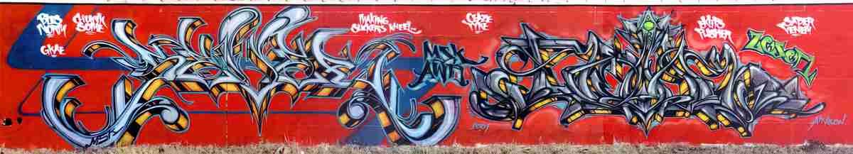 Street Art 3261 3251 GRAFFITI A4 Photo Print