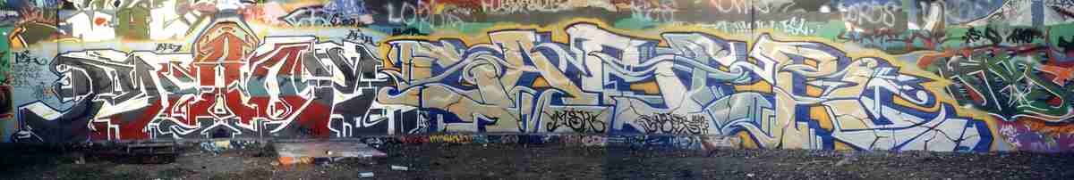 Street Art 3272 3262 GRAFFITI A4 Photo Print